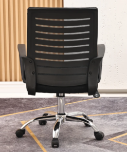 Alternative view of Zentra Low Back Mesh Office Chair