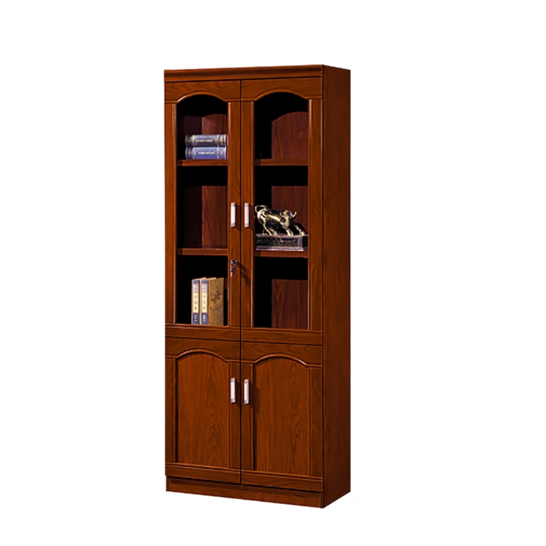 Lunara 2-Door Office Bookshelf - Image 2