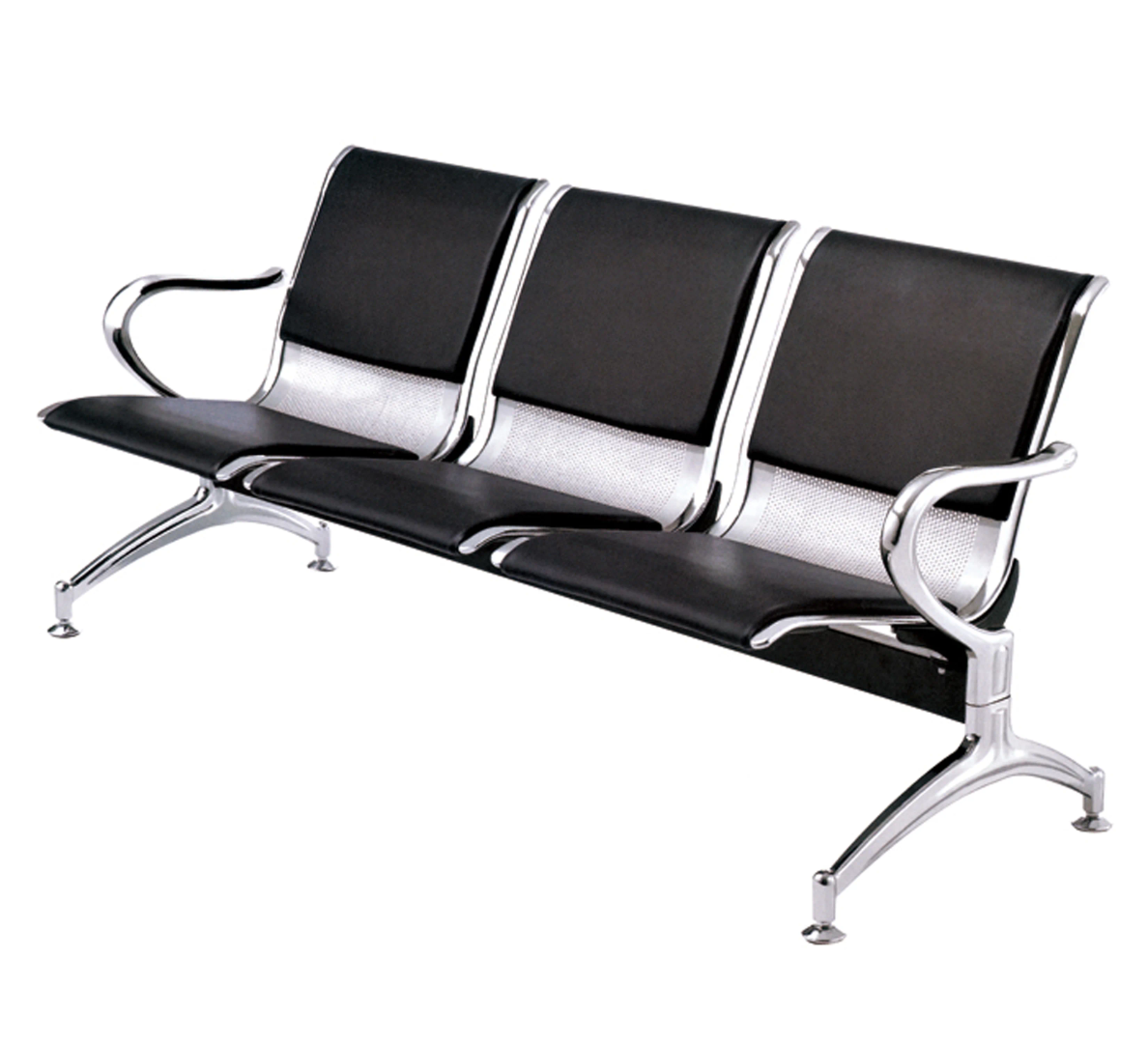 Zyra 3-Seater Waiting Bench Chair - Image 3