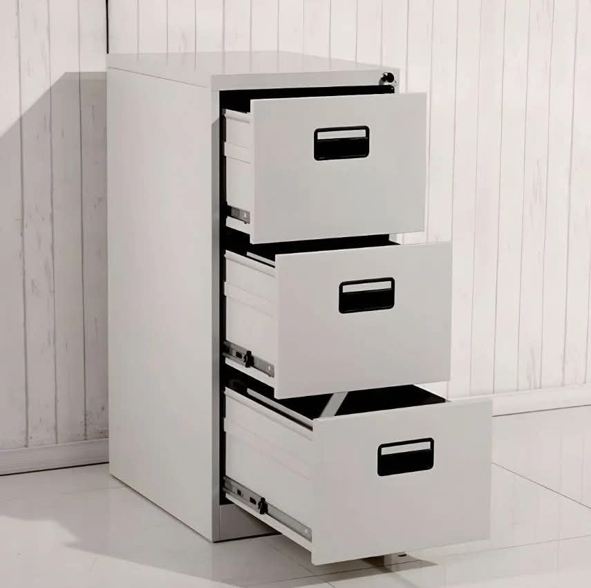 Nexa 3-Drawer Metal Filing Cabinet - Image 3