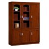 3-Door Mahogany File Cabinet