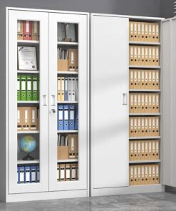 Alternative view of Zentrix Full Glass Metal Cabinet