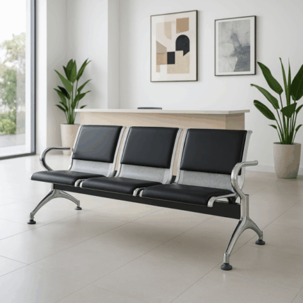 Zyra 3-Seater Waiting Bench Chair