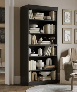 6-Tier Wooden Bookshelf