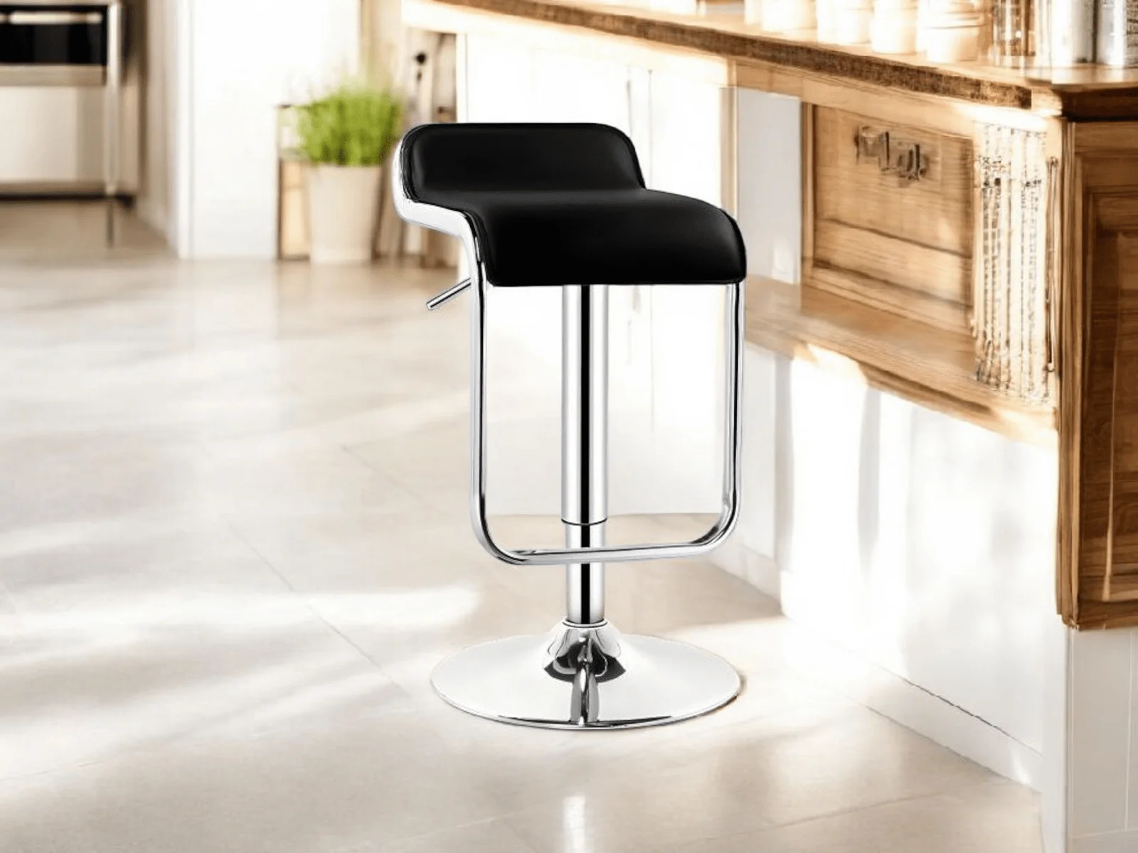 Sleek Modern Bar Stool - Image 3