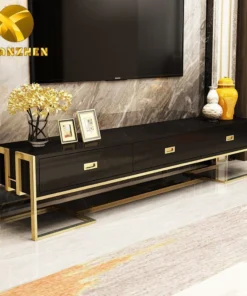 Alternative view of Nero Gold TV Stand
