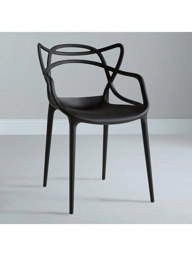 Flux Black Arm Chair