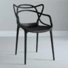 Flux Black Arm Chair