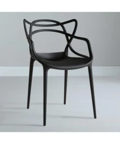 Flux Black Arm Chair