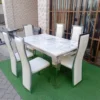 6 Seater Imperial Marble Dining Set