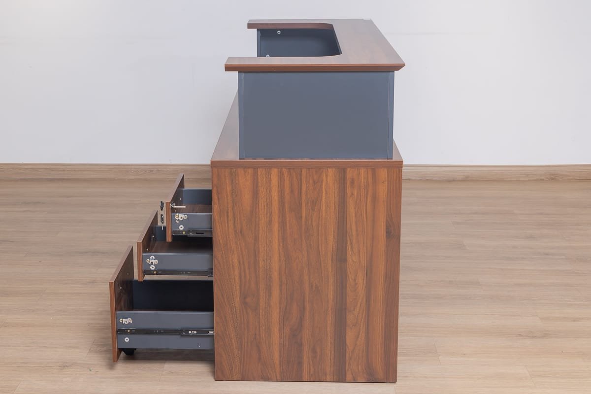 Orvessa 1.6M Executive Reception Desk - Image 5
