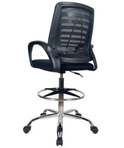 Alternative view of Wingback Reception Chair - Black