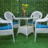armony Outdoor Dining Table + 4 Trench Chair