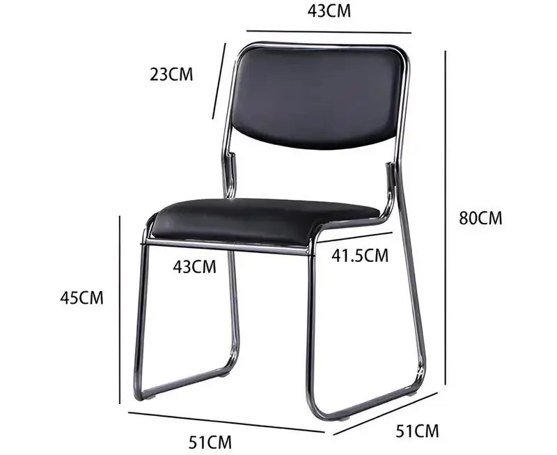 Ventro Chrome Visitor Chair - Image 8