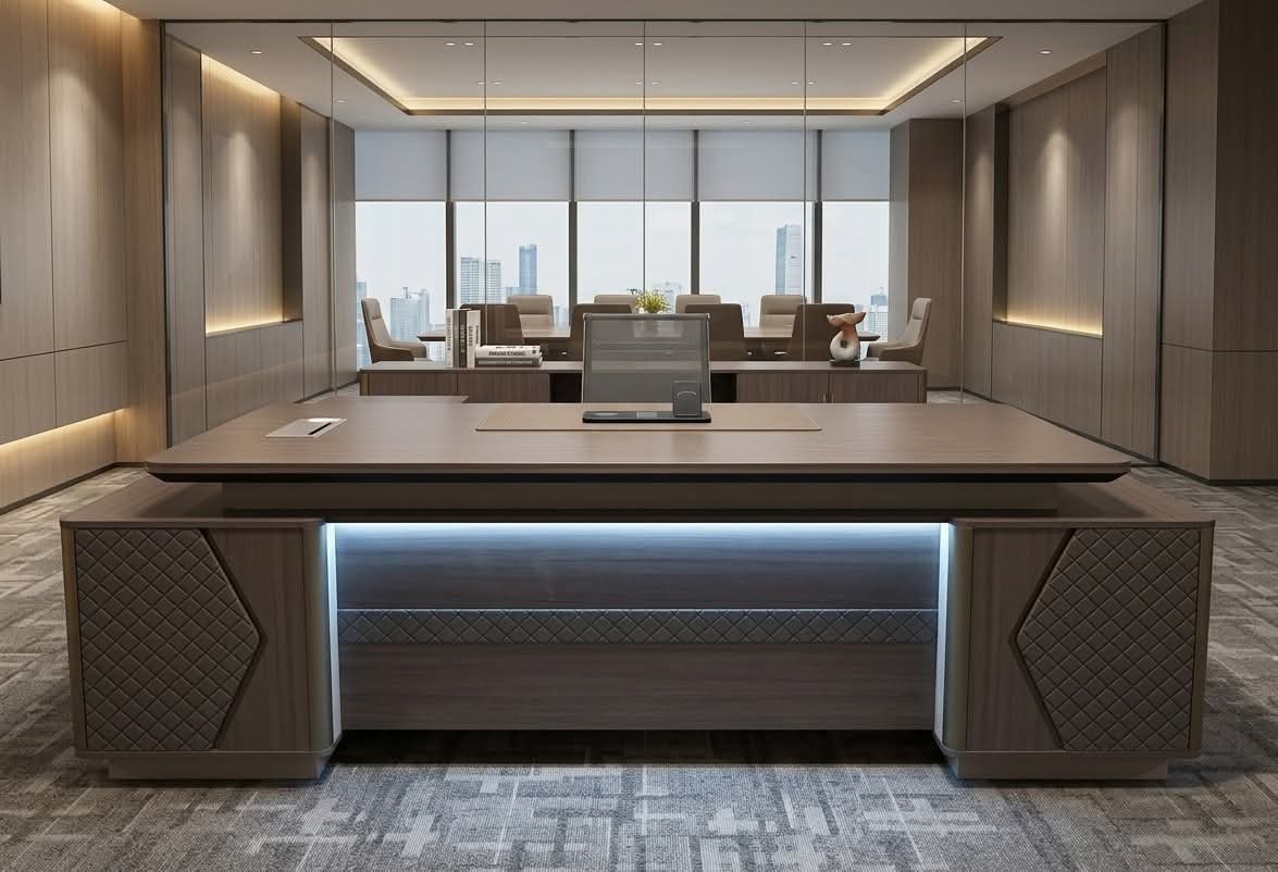 2.4M Executive Office Desk - Image 4