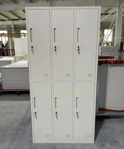 6-Door Steel Locker Cabinet