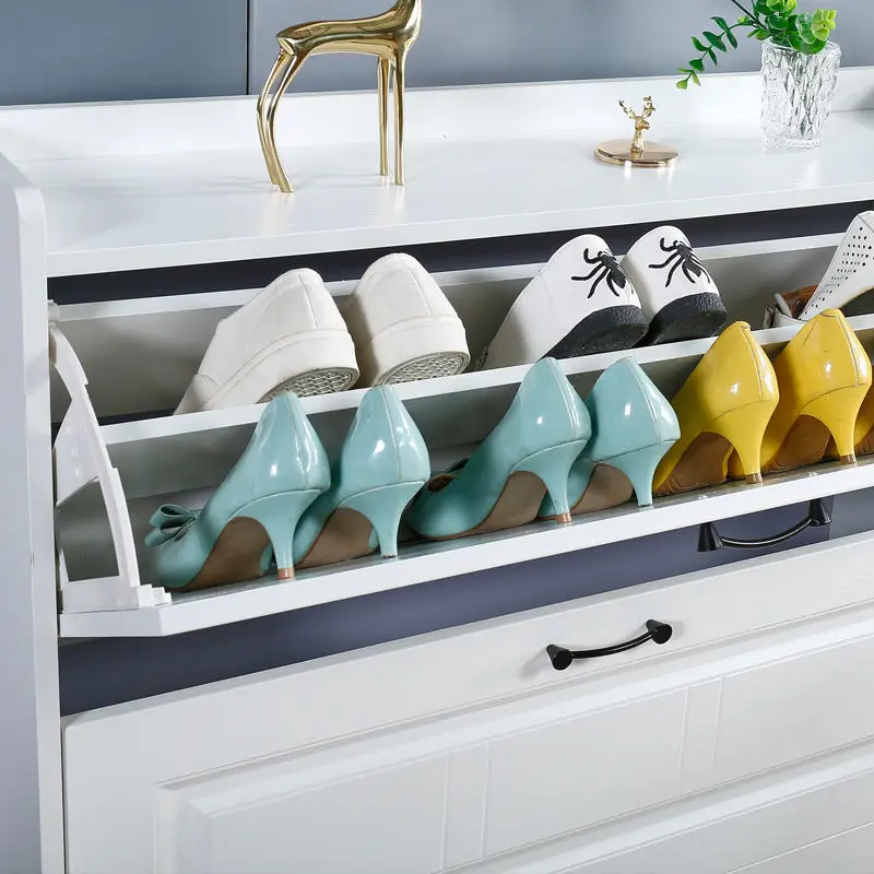 Kenvor Bucket Flip Shoe Cabinet - Image 3