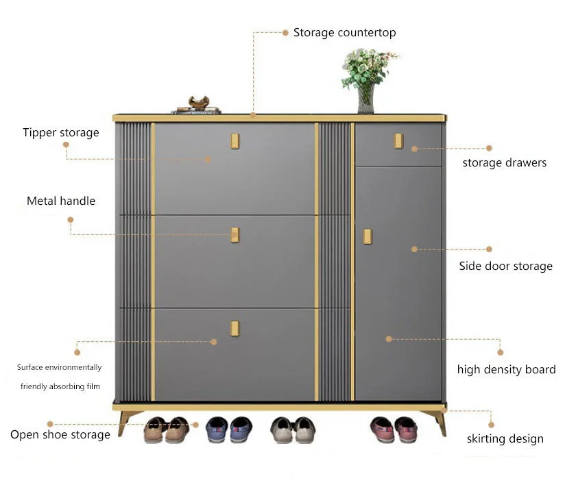 Bucket Flip Shoerack Cabinet
