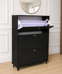 3tier Bucket Flip Shoerack Cabinet